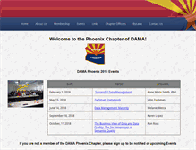 Tablet Screenshot of dama-phoenix.org